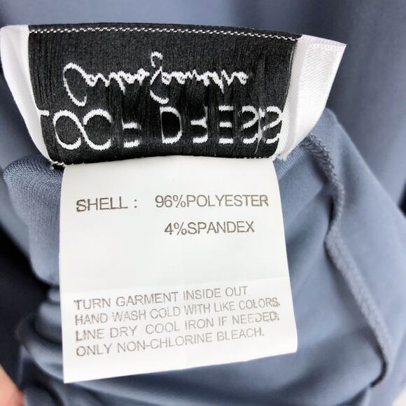 Loop Dress Carlos Saavedra LJ-Loop-Long Maxi Dress XL Blue Grey Silverstone - Picture 15 of 16